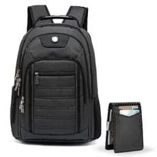 Crosswave Mochila Carteira Masculina Resistente Grande Notebook Versátil