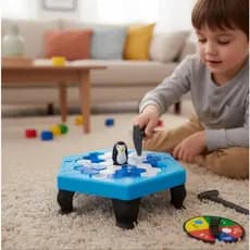 Jogo Quebra Gelo Do Pinguim Brinquedo Divertido Para Criança GRANDE OU PEQUENO