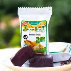 DOCE DE BANANA DIET ZERO AÇÚCAR PACOTE COM 10 MINI BANANINHAS BANANINHA ZERO LANCHE RÁPIDO SOBREMESA ZERO AÇUCAR