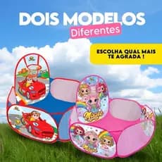 Piscina Infantil De Bolinhas Com Cestinha Bebê Menino Menina