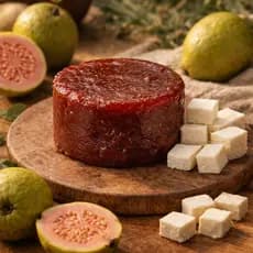 Goiabada Cascão 1 KG ou 500 Gramas Doce Mineiro Cremoso em Barra com Pedaços da Fruta Direto do Produtor