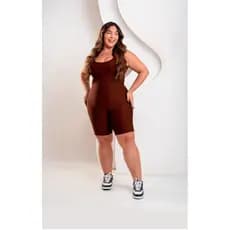 PLUS  SIZE MACACÃO FEMININO  ZERO TRANSPARENCIA  PARA ACADEMIA  FITNESS PREMIUM COM BOJO REMOVÍVEL