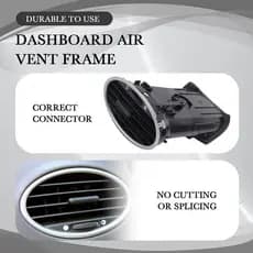 Bocal De Ventilação De Ar Do Painel Carro Para Ford Focus MK2 2005-2013 Saída Condicionado Decoração Tampas Prata