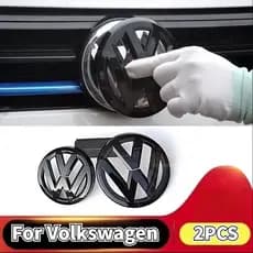 2pcs Crachás Do Carro Dianteiro Emblema Porta-Malas Traseiro Tampa Da Logotipo Para VW POLO Sagitar Lavida Bora Lamando