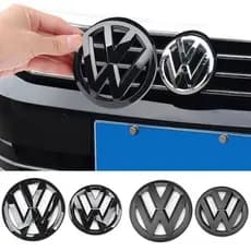 2pcs Crachás Do Carro Dianteiro Emblema Porta-Malas Traseiro Tampa Da Logotipo Autocolante Para VW Golf 6 7 7,5 CC Jetta