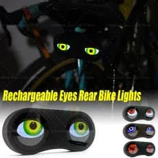 5 Cores Luzes Traseiras De Bicicleta Luz Traseira Inteligente Olhos Do Diabo À Prova D'água Para Passeios Noturnos Com T