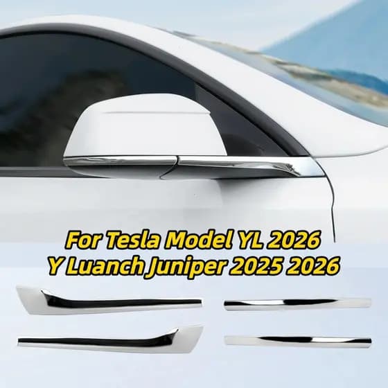 Para Tesla Modelo YL 2026/Y Luanch Juniper 2025 2026 Protetor De Espelho Retrovisor Do Carro Veículo Tira Anti-Colisão