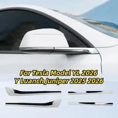 Para Tesla Modelo YL 2026/Y Luanch Juniper 2025 2026 Protetor De Espelho Retrovisor Do Carro Veículo Tira Anti-Colisão