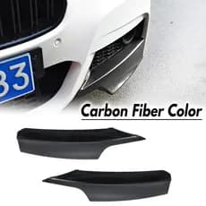 1 Par Para BMW F30 F31 M Esporte 2013-2019 Amortecedor Dianteiro Lábio Divisor Canards Spoiler Carro Nevoeiro Lâmpada So