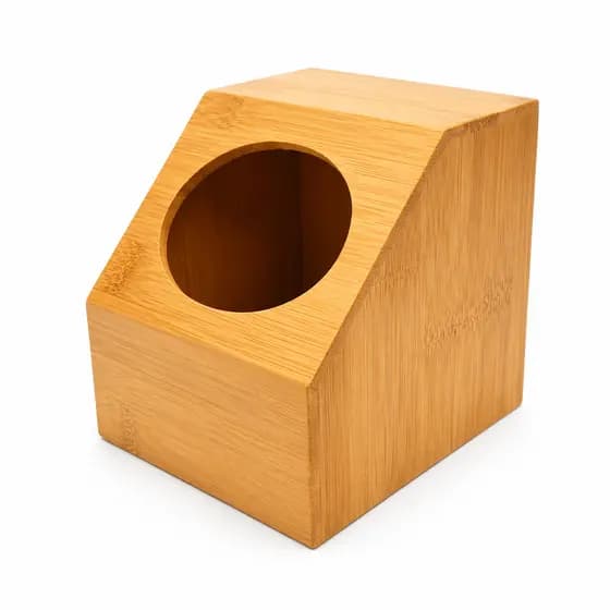 Porta Alho Alheiro Organizador Bambu