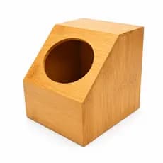 Porta Alho Alheiro Organizador Bambu