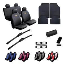 Kit Capa Couro Banco Carro Tapetes Chevrolet Celta +paletas