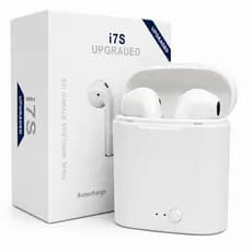 Fone de Ouvido Bluetooth i7S TWS Sem Fio | Estojo de Recarga | Compatível Android e iPhone