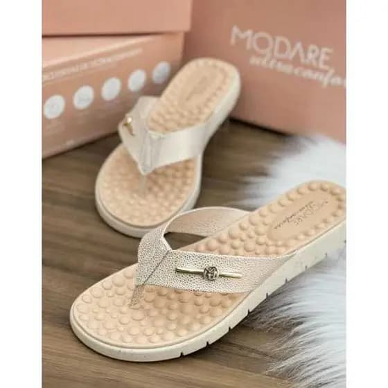 Chinelo Feminino Ortopédico Modare Esporão Palmilha Anatômica