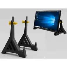 Suporte de Mesa Base Para Monitor e TV Ajustável Super Resistente