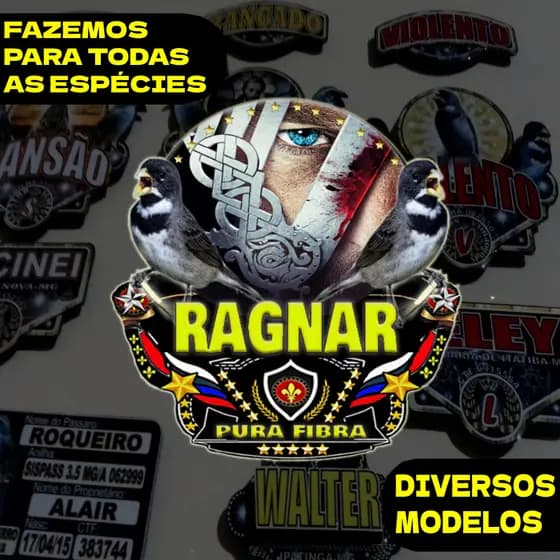 Personalize a Gaiola do Seu Pássaro! Placa Plastificada Sob Encomenda.
