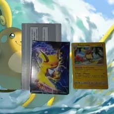 Deck Pokémon TCG Raichu Pronto para Jogar + Arena e Contadores (60 Cartas)