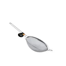 Peneira Coador Manual Em malha de Aço Inox Para Cozinha 8cm 10cm 12cm