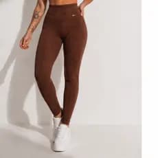 Calça Academia Anarruga Feminino Versátil Zero Transparência Com Forro Cós Alto