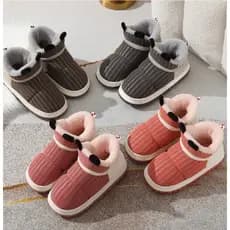 Pantufa Infantil Cano Alto Botinha Inverno Frio Antiderrapante