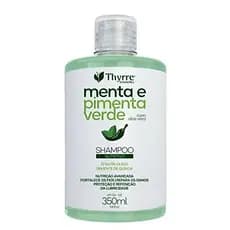 Shampoo Menta & Pimenta Verde 350ml Hidratante Capilar Com Balsamo Pré Reabilitação Thyrre Cosmetics