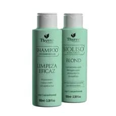 Kit Escova Progressiva Organica Sem Formol 100ml BioLiso Blond Thyrre Cosmetics