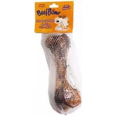 2 Ossos anti Estresse Defumado Para Cachorro Cães 100% Natural Mordedor Beef Bone