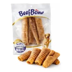 Pacote 12 Unidades Traqueia Bovina Natural Petisco Cachorro