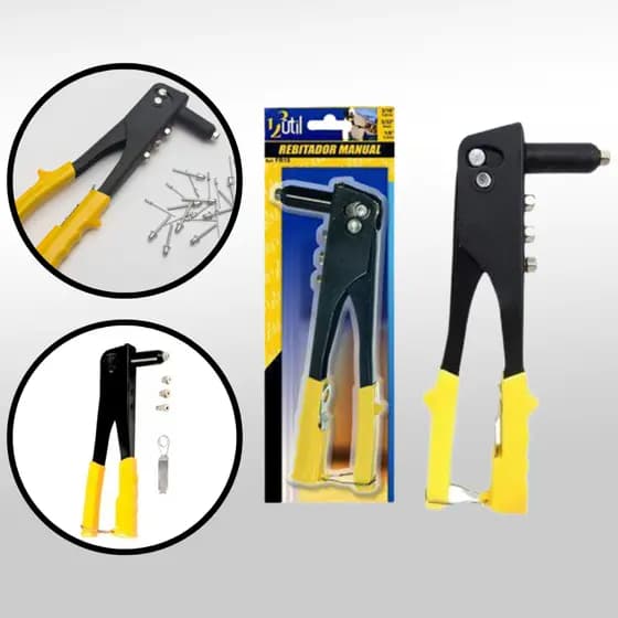 Alicate Rebitador Manual Rebitadeira Profissional Manual Amarela de Alta Qualidade