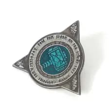 Pin / Botton / Bóton/ Broche colecionável - Piticas -Thor Amor e Trovão Mjolnir - Presente Geek