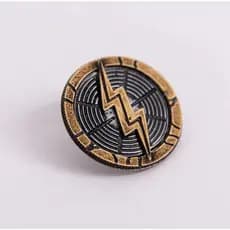 Pin / Botton / Bóton/ Broche colecionável - Piticas - The Flash - Raio/ DC - Presente Geek