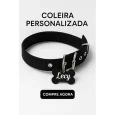 🐾 Coleira para Cachorro Ajustável com Pingente Personalizado – Conforto e Estilo para seu Pet!