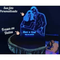 Luminária Personalizada Com Foto