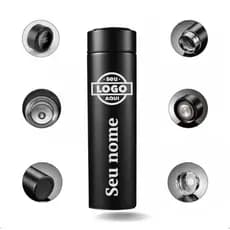 Garrafa Térmica 500 ML Personalizada com Termômetro