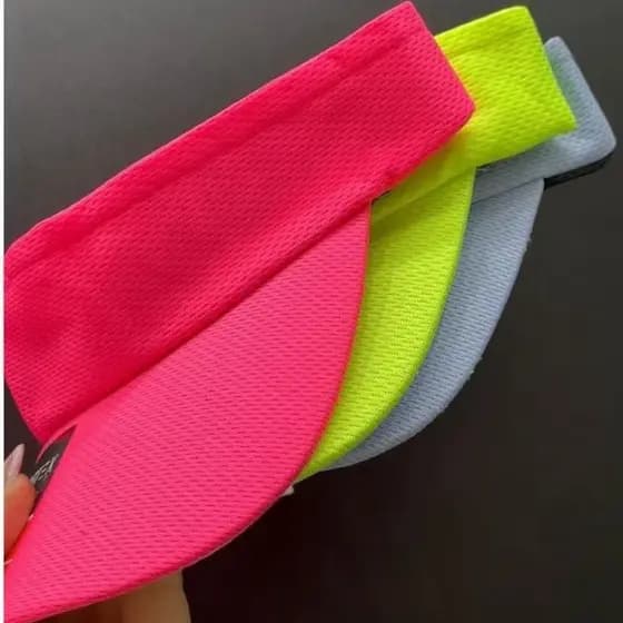 Viseira ajustável Lisa verão pata corrida , praia ciclismo esportes, tênis várias cores