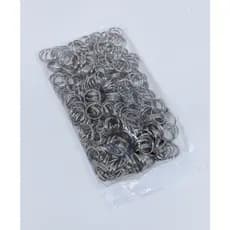 Argola de Metal Média para Chaveiro 22mm - Pacote com 500 gramas