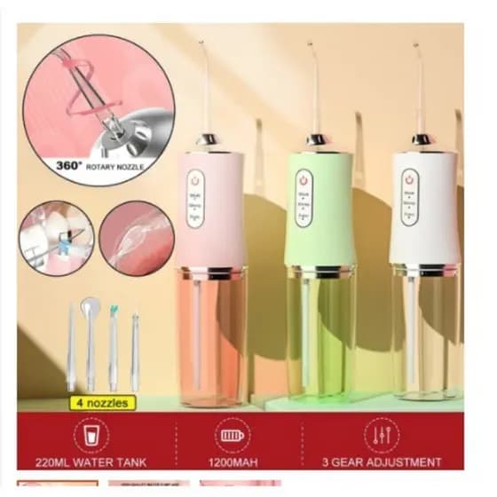 Irrigador Bucal Usb Água Branqueadora Dental Jato De Água recarregavel bivolt