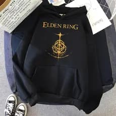 MOLETOM Elden Ring , Dark Essential Print Clothing Cartoons Casual Sportshirt Pullover Streetwear Slim Fashion