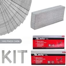 Kit 5000 Pinos 50, 40, 30, 20 e 10MM (1000 de cada) Para Pinadores Pneumático - MTX