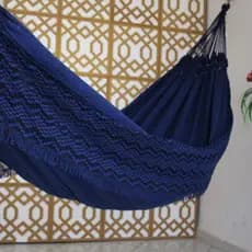 Rede de dormir jeans, rede de descanso para varanda, rede jeans.