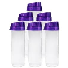 Kit 100 Garrafas Acqua Bio 480ml Academia Squeeze Acrílico Liso Personalizar Brinde Empresa