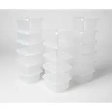 Kit De 10 e 15 Potes 700ml Perfeito Para Porções, Lanches E Marmitas Fitness