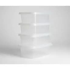 Jogo 4 Potes Porta Temperos E Castanhas Transparente 400ml