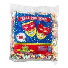 Confete Carnaval Folia Festa Kit 10 Pacts De 100g -1kg Total