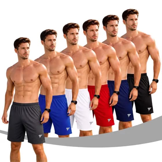 Calção de Futebol Bermuda Esportiva Masculina Basquete DryFit