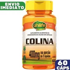 Colina 60 Cápsulas 800mg - Unilife