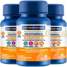 Kit 3 Multivitamínico Bariátrico 30 Cápsulas Mastigáveis - Catarinense