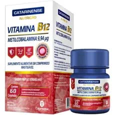 Vitamina B12 Metilcobalamina 60 Comprimidos Mastigáveis - Catarinense