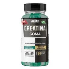 Creatina Goma Maçã Verde 90 Gomas - Unilife