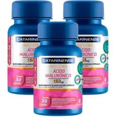 Kit 3 Ácido Hialurônico 150mg Com 30 Cápsulas - Catarinense